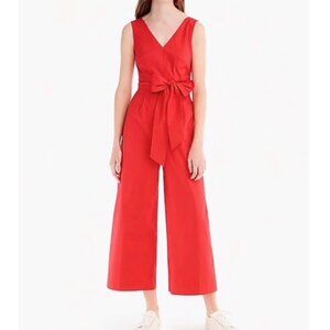 Red J Crew Jumpsuit